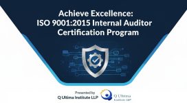 Online Internal Auditor Course for ISO 9001: 2015